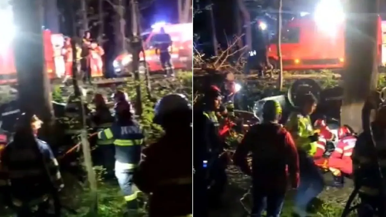 Tragedie în Snagov. Doi tineri au murit de Paște, după ce mașina în care se aflau a gonit cu 140km la oră