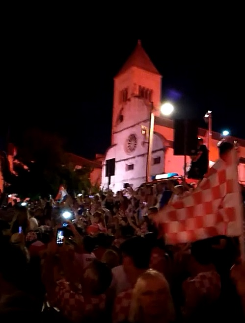 La Zadar, petrecerea a ținut până dimineață