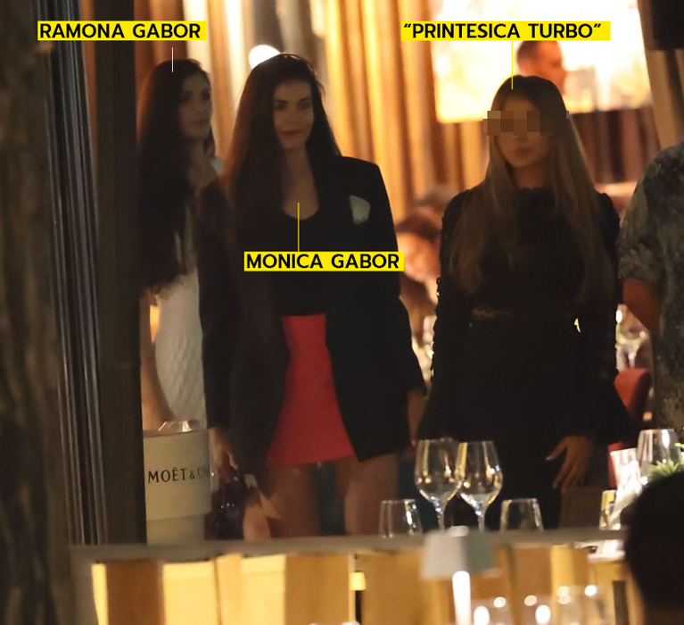 "Prințesica Turbo", gazdă pentru bunele ei prietene, Monica și Ramona Gabor (Foto: CANCAN.RO)