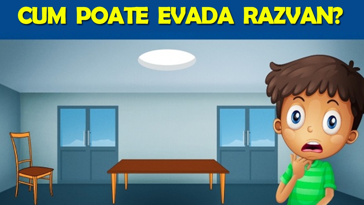 Test de inteligență pentru genii | Cum poate evada micuțul Răzvan? 9 din 10 nu găsesc răspunsul