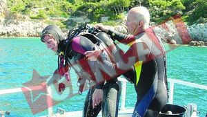 Viorel Mazilu, scufundator pe Coasta de Azur