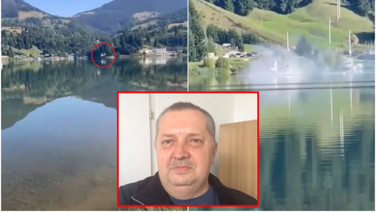 S-a aflat cine era bărbatul care pilota aeronava care s-a prăbușit în lacul Colibița. Copilotul, în stare de șoc, a făcut declarații