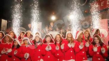 Primarul Sorin Oprescu a aprins luminile de sarbatori din Capitala! VEZI ce bulevarde sunt luminate!