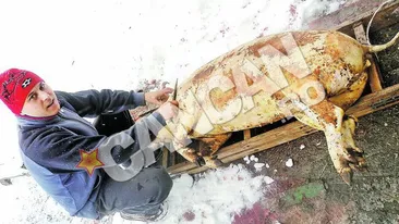 Pe Razvan Selariu l-a prins dorul de casa. A venit din Qatar sa taie porcul la Cladova