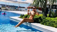 Imagini incendiare cu Anamaria Prodan. Sexy impresara s-a afişat într-un costum de baie minuscul, în vacanţa din Turcia