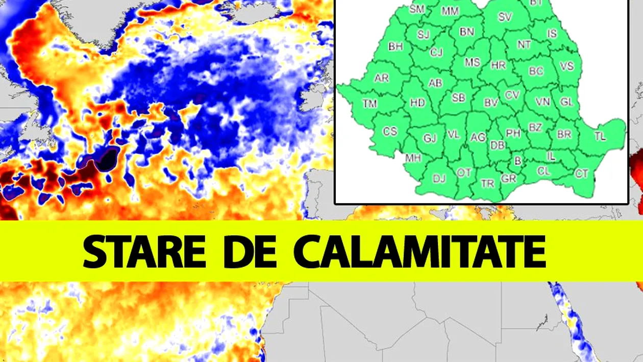 ANM, în alertă! Stare de calamitate în România din cauza unei anomalii meteorologice
