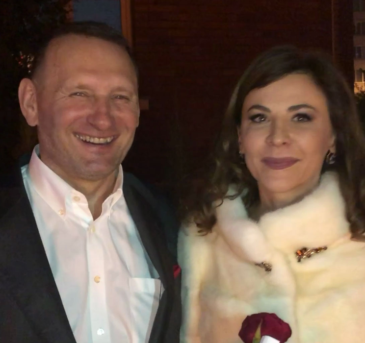 Viorel Cataramă și Adina Alberts foarmează un cuplu frumos