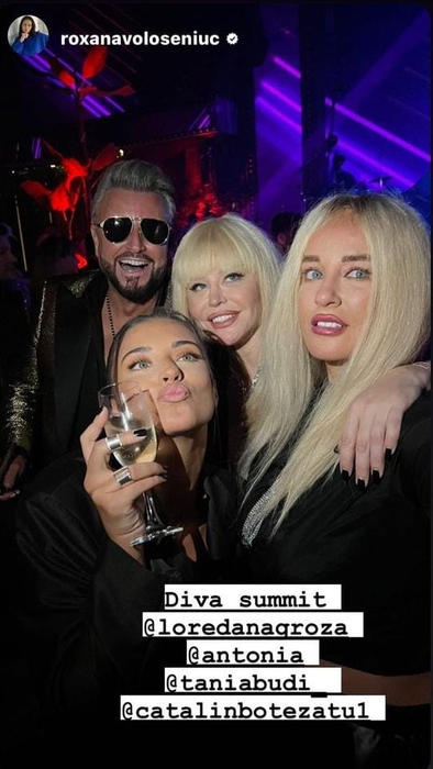 Cătălin Botezatu, alături de Loredana Groza, Antonia și Tania Budi / (sursă foto: Instagram)