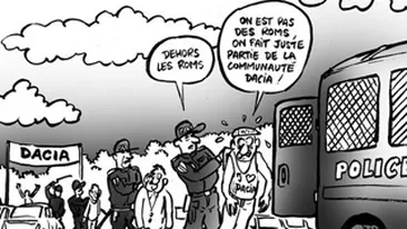 Francezii se iau iar de romani! Ai Dacia= esti tigan!