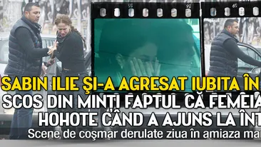 Nu a tinut cont ca iubita lui plangea in hohote. Sabin Ilie a bruscat-o pe mama copilului lui in plina strada!