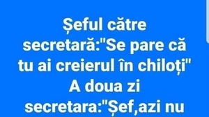 Bancul sfârșitului de săptămână | Șeful și secretara