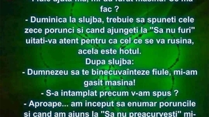 BANCUL ZILEI | Preotul satului merge la Poliție: "Mi-au furat mașina!"