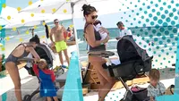 Vedeta Antenei, în costum de baie la nici o lună după ce a născut + și-a scos bebelușa la plajă