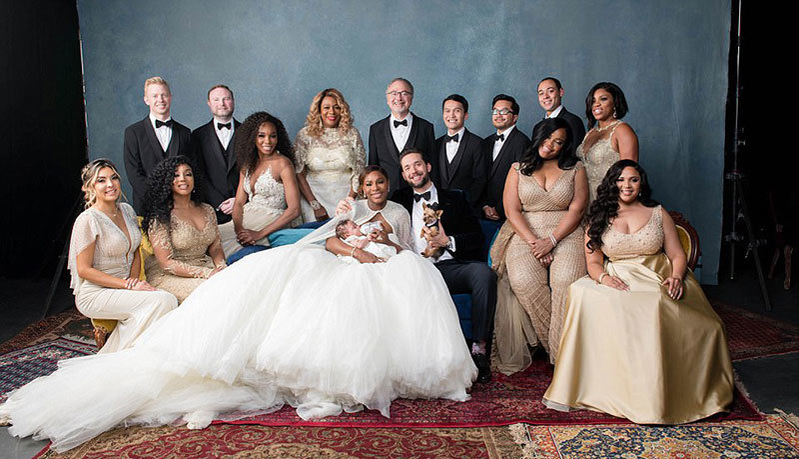 VIDEO / Serena Williams, imagini nemaivăzute de la nunta fastuoasă cu Alexis Ohanian! Ce regulă de aur a încălcat sora sportivei