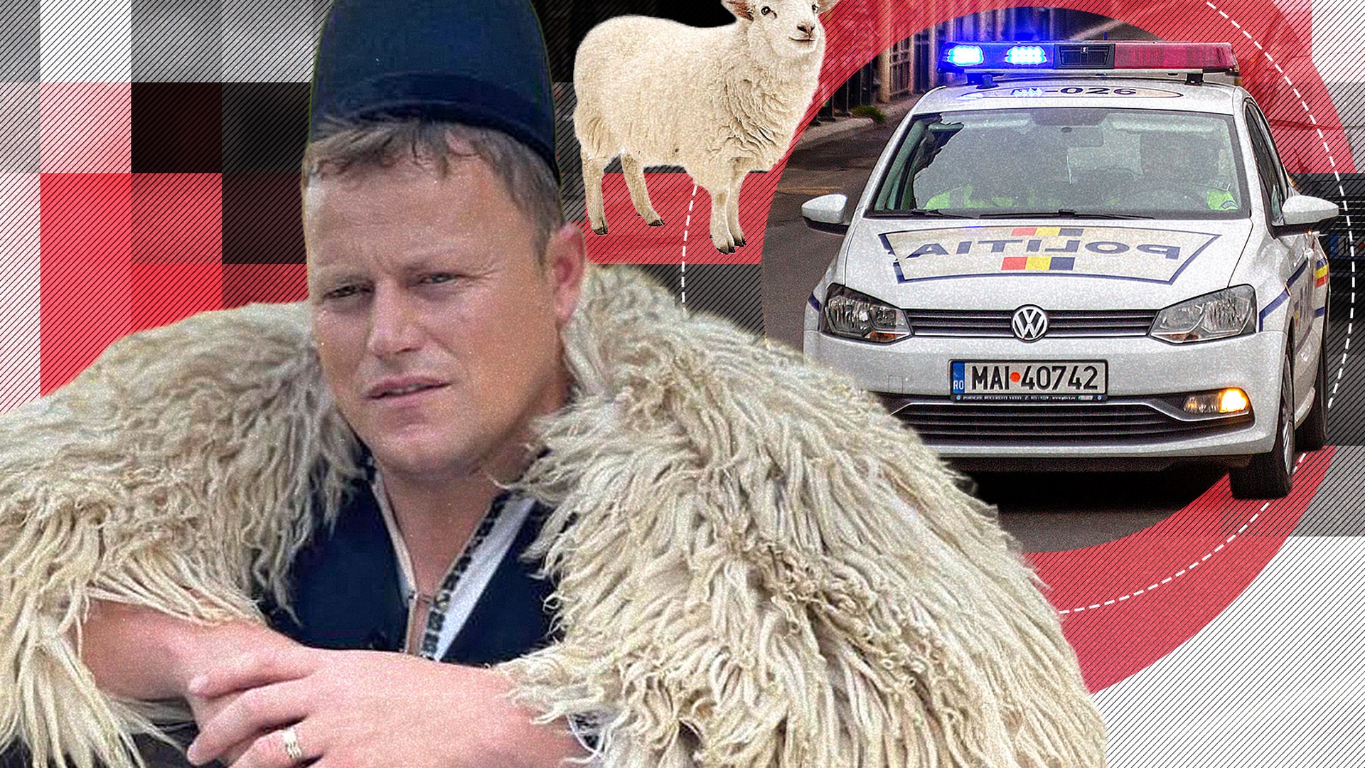 Ghiță Ciobanul, urmărit de Poliție cu girofarul, după ce a fost prins beat la volan. A făcut-o de oaie!