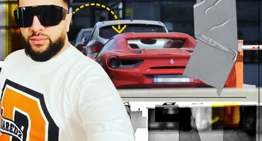 Tzancă a făcut furori cu bolidul la nunta lui Salam, dar în Pipera s-a pus STOP! CANCAN.RO are toate detaliile… ”Jmecheria” cu Ferrari a picat!