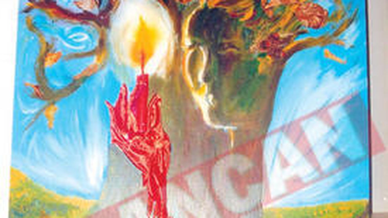 Picteaza la lumina lampii