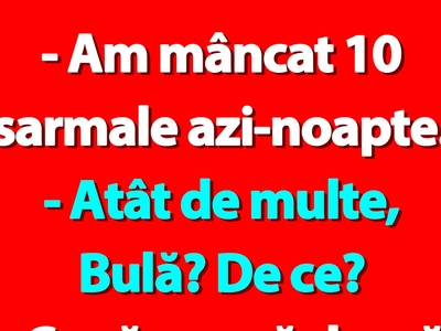 BANC | Bulă și sarmalele