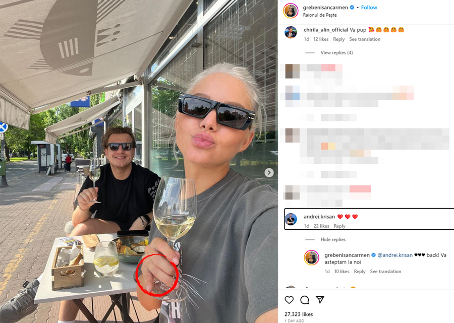 Carmen Grebenișan a renunțat la verighetă după Survivor