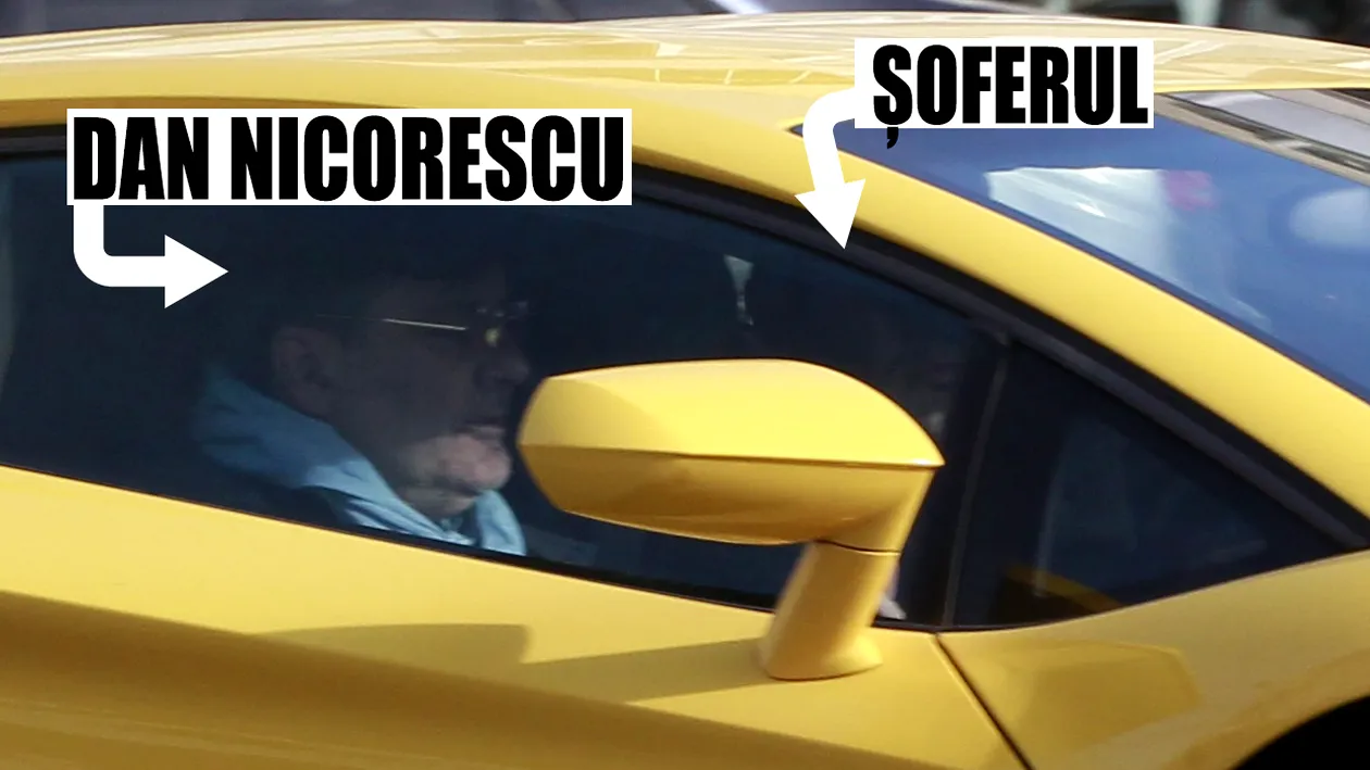 Culmea fentei: Milionarul Nicorescu are... Lamborghini cu şofer!