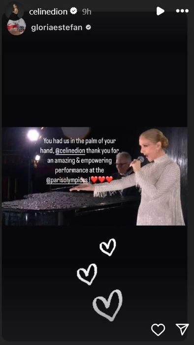 Celine Dion, felicitată de vedete / sursă: Instastory