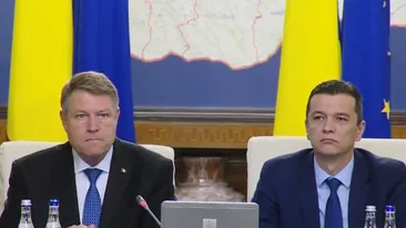 KLAUS IOHANNIS a participat la prima şedinţă de Guvern din mandatul său de preşedinte al României! 