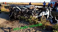 Accident teribil la Caracal. Un tânăr de 30 de ani a intrat cu 160km/h într-un TIR