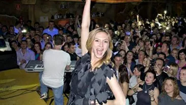 Adela Popescu a facut furori la Madrid, alaturi de DJ Project! Afla ce parere are despre publicul roman