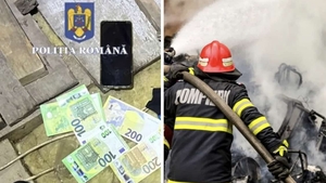 Jaf ca-n filme în Bragadiru! Un afacerist a rămas fără sute de mii de euro, la scurt timp după ce soția și socrul au incendiat casa