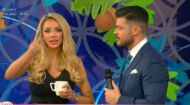 Bianca l-a certat în direct, dar Victor s-a revanşat! Ce gest romantic a făcut prezentatorul, în emisiune