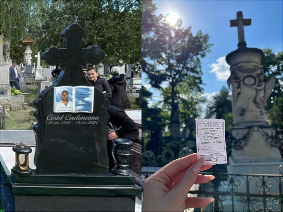 Costel Corduneanu este înmormântat în cimitirul Eternitatea din Iași/ sursă foto: CANCAN.RO