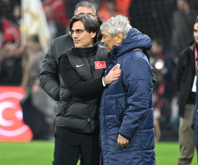 Ultima apariție publică a lui Mircea Lucescu a fost în timpul meciului Turcia - România, disputat la Istanbul pe 26 martie 2025/ sursă foto: social media