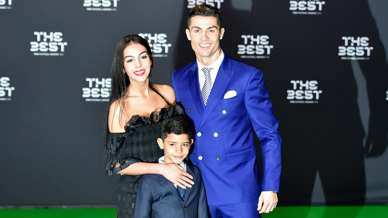 Georgina Rodriguez, Cristiano Ronaldo şi Cristiano Jr.