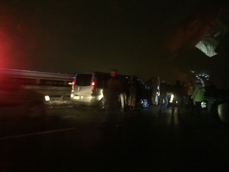 Carambol pe autostrada București-Pitești, vineri seară. 12 mașini au fost implicate!