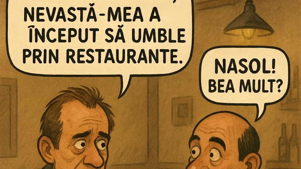 BANCUL ZILEI | Nevastă-mea a început să umble prin restaurante