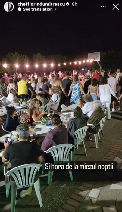 Petrecere de pomină pentru Florin Dumitrescu. A venit tot satul la ziua de naștere a juratului de la Chefi la Cuțite