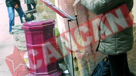 Canta pentru bani de facultate, langa Parlamentul European