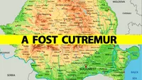 Cutremur rarisim azi-noapte, în România, la ora 03:57. Lista orașelor afectate