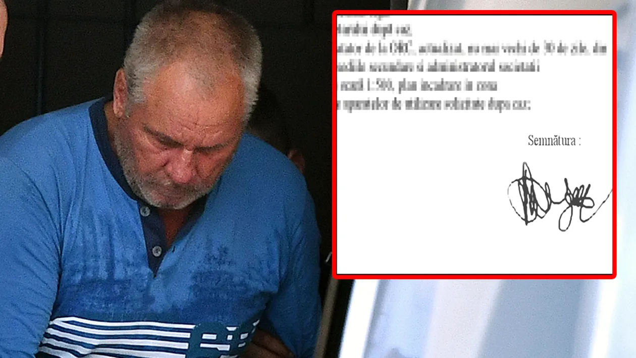 Asta e cheia misterului! Detaliul tulburător observat de un grafolog într-un document semnat de Gheorghe Dincă