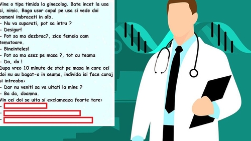 Bancul Zilei | Ce a putut să pățească o femeie timidă care a mers în cabinetul ginecologului