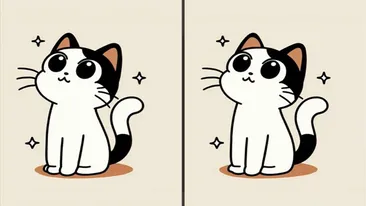 Test de logică | Doar geniile pot găsi toate cele 3 diferențe dintre aceste 2 imagini, în maximum 15 secunde