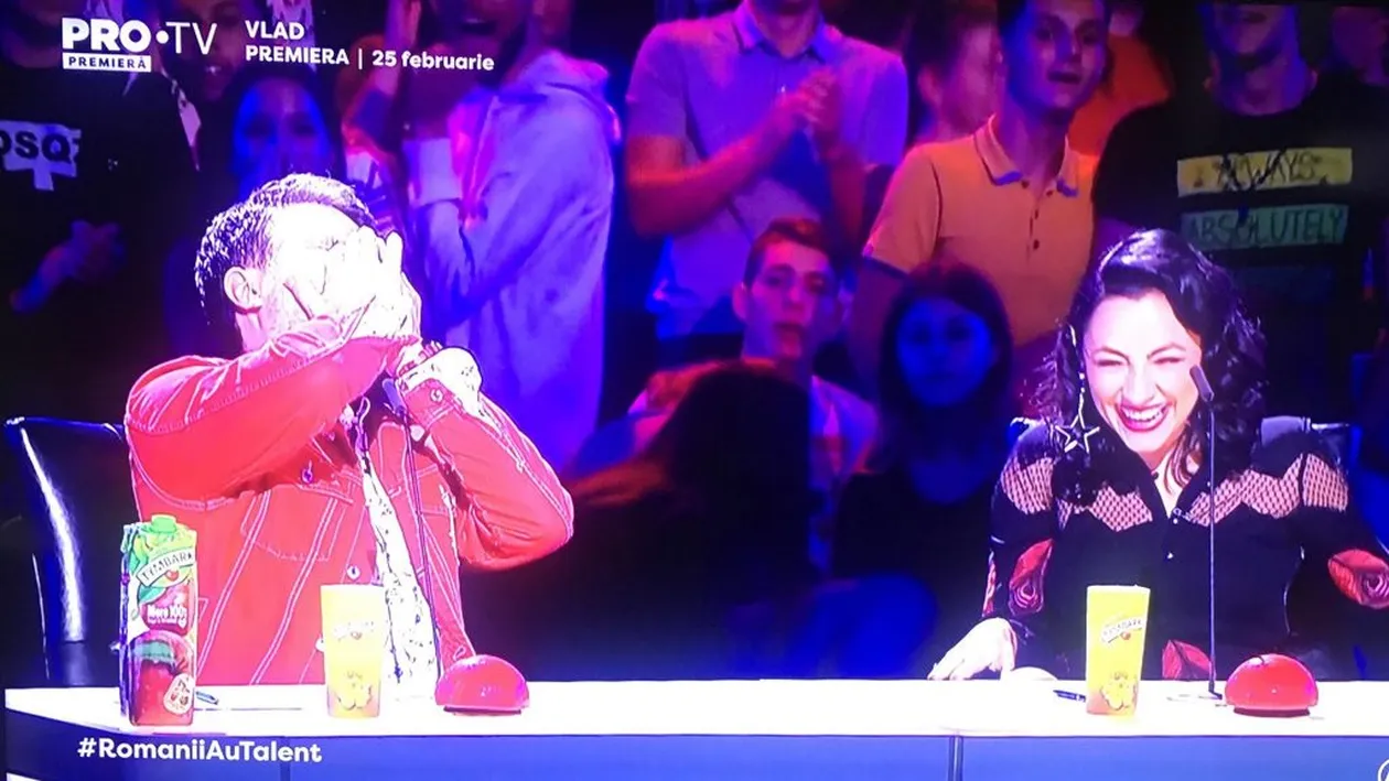 Momentul care i-a făcut pe jurații de la ”Românii au talent” să se prăpădească de râs