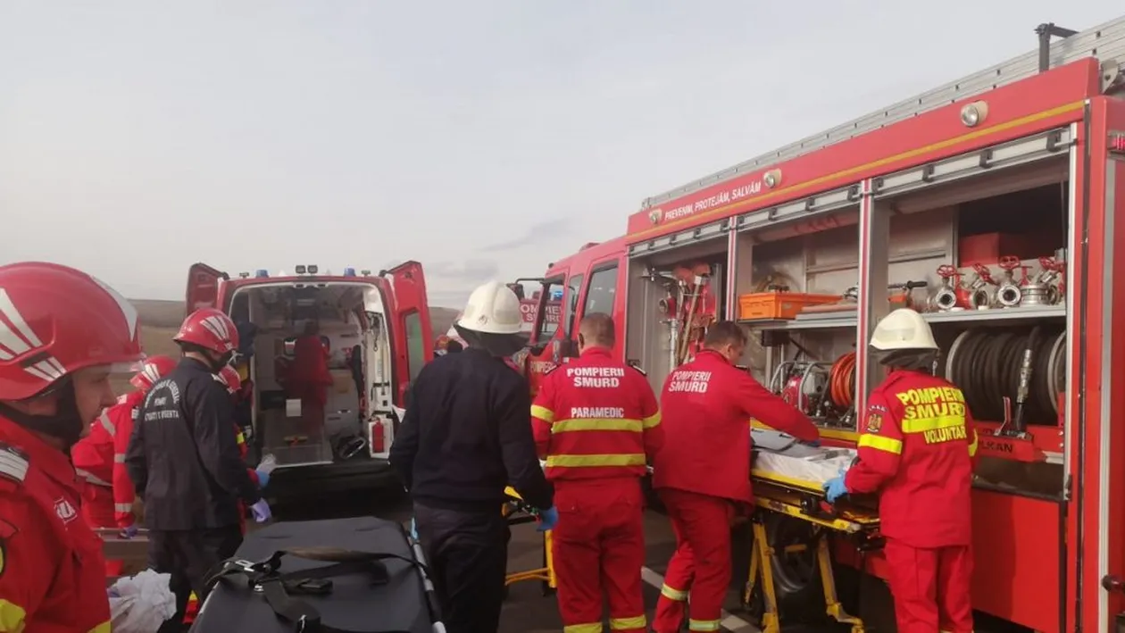 Accident șocant, în Vaslui. A fost activat Planul Roșu de Intervenție, după ce mai multe autoturisme s-au ciocnit