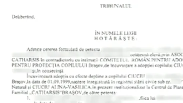 VIDEO Iata actul care dovedeste ca Adina Barbu a nascut un baietel