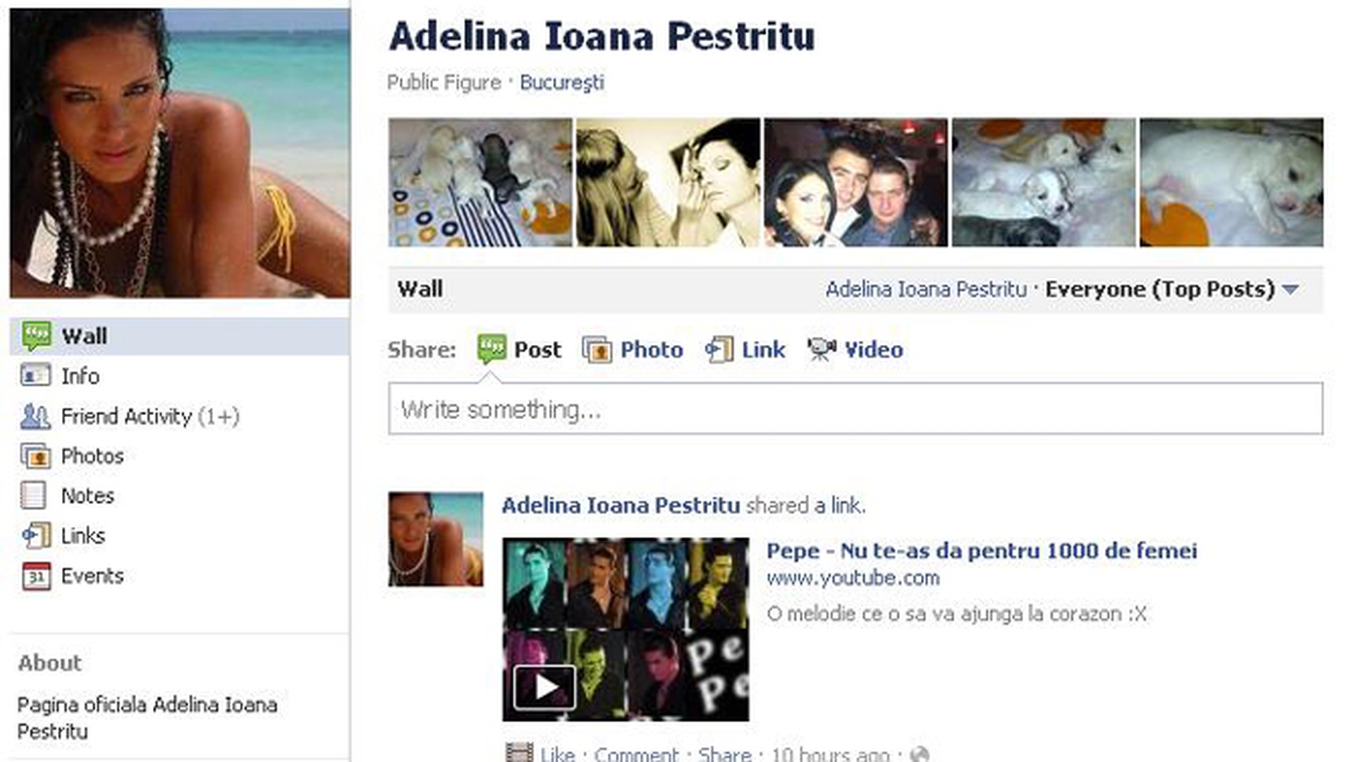 Adelina Pestritu ii duce dorul lui Varciu! Si-a postat pe Facebook melodia pe care a plans Liviu!