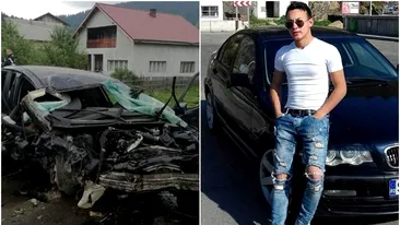 El este tânărul care a murit în accidentul din Neamț! Acul vitezometrului a rămas blocat la 180 km/h