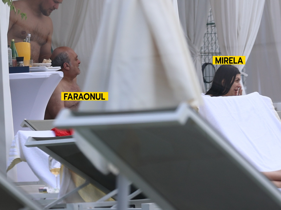 Mirela, "îngerul păzitor" al multimilionarului egiptean, nu stă niciodată prea departe de "Faraon"
(Foto: CANCAN.RO)