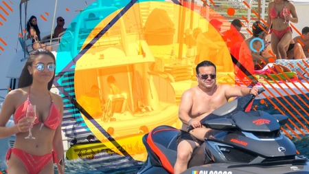 Clanul Minune, cu șampanie fină la plajă și…