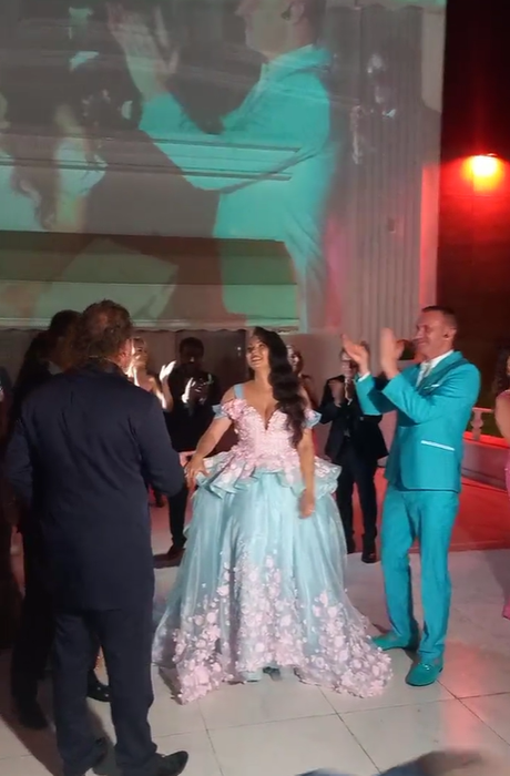 Alin Oprea și Medana, la nunta lor / Foto: Captură Video