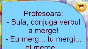 BANC | Cum conjugă Bulă verbul "a merge"